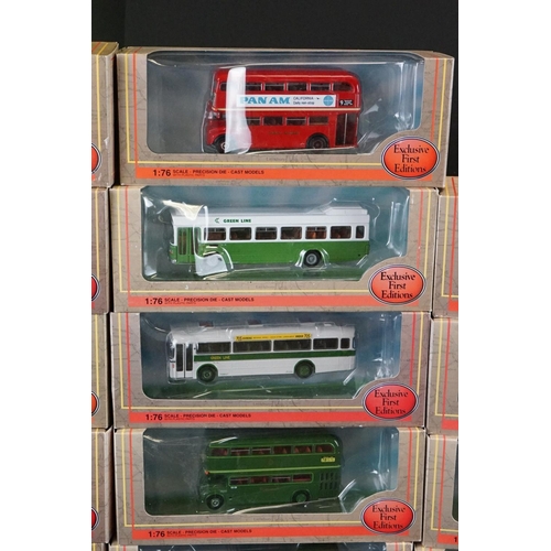 1117 - 30 Boxed EFE Exclusive First Editions 1:76 diecast models to include 16606 Leyland Nat. MKI short, 3... 