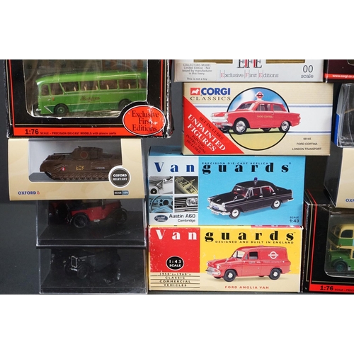 1123 - Around 20 boxed diecast models to include Vanguards, Corgi, Vitesse, Oxford, Classix, Corgi etc