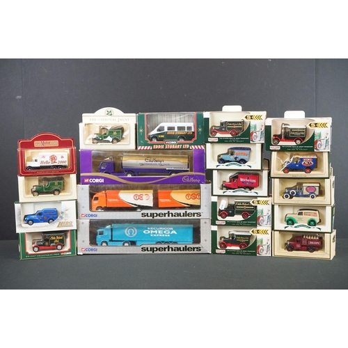 1125 - 19 Boxed diecast models to include Corgi & Lledo featuring Corgi Superhaulers and Eddie Stobart