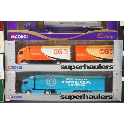 1125 - 19 Boxed diecast models to include Corgi & Lledo featuring Corgi Superhaulers and Eddie Stobart