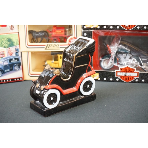 1126 - 19 Boxed diecast models to include Maisto Harley Davidson, Matchbox Models of Yesteryear, Lledo, Cor... 