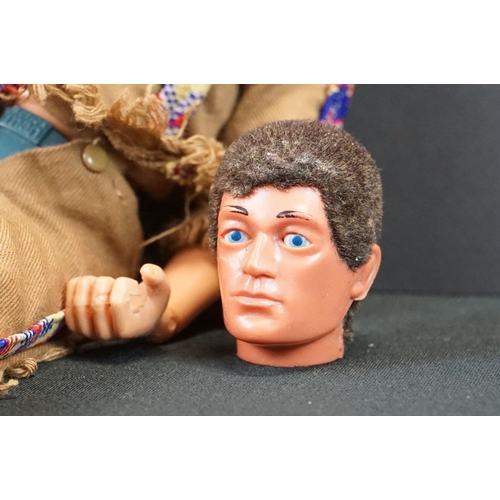 1127 - Mixed toys to include a Mattel Barbie 1970s clothed fashion doll,  1970s Action Man (marked CPG Prod... 