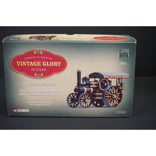 1129 - Four boxed Corgi Vintage Glory of Steam diecast models to include 80105 Fowler B6 Showmans Locomotiv... 