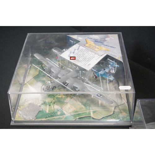 1132 - Five boxed Corgi The Aviation Archive diecast model planes to include B17 Sally B Mustang Thunderbol... 