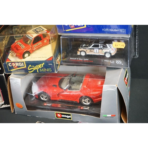 1133 - Around 35 boxed/carded/cased diecast models to include Maisto, Corgi, Matchbox, Majorette etc, dieca... 