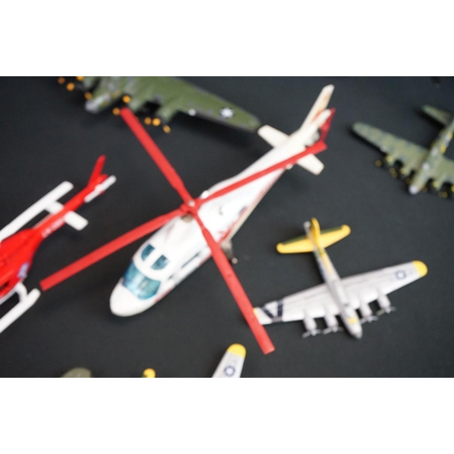 1140 - Six boxed diecast model planes to include Corgi The Aviation Archive Military 1/144 AA31103, Matchbo... 