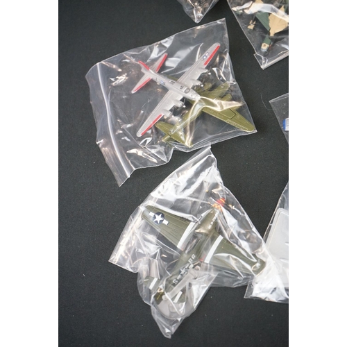 1140 - Six boxed diecast model planes to include Corgi The Aviation Archive Military 1/144 AA31103, Matchbo... 