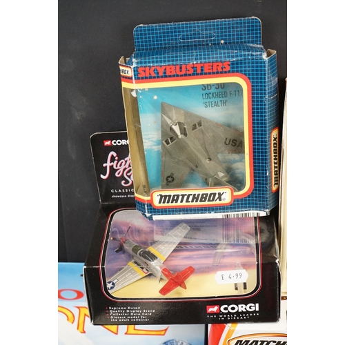 1140 - Six boxed diecast model planes to include Corgi The Aviation Archive Military 1/144 AA31103, Matchbo... 