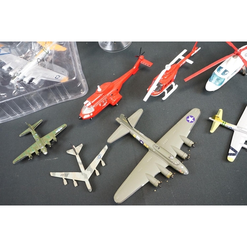 1140 - Six boxed diecast model planes to include Corgi The Aviation Archive Military 1/144 AA31103, Matchbo... 