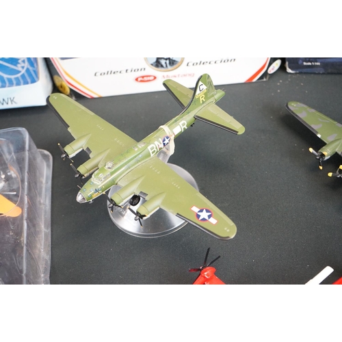 1140 - Six boxed diecast model planes to include Corgi The Aviation Archive Military 1/144 AA31103, Matchbo... 