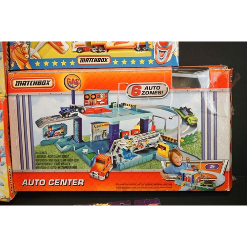 1146 - 15 Matchbox diecast packs to include boxed Rapid Shot Slam Set (previously built, appearing complete... 