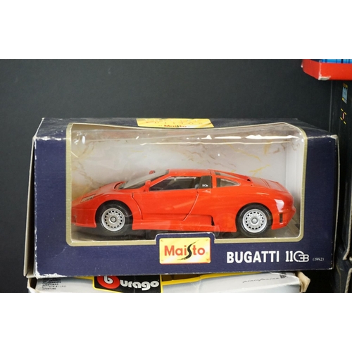 1147 - 11 Boxed Diecast models to include 5 x Maisto (Special edn 1:18 Jaguar XJ 220, Special edn Lamborghi... 