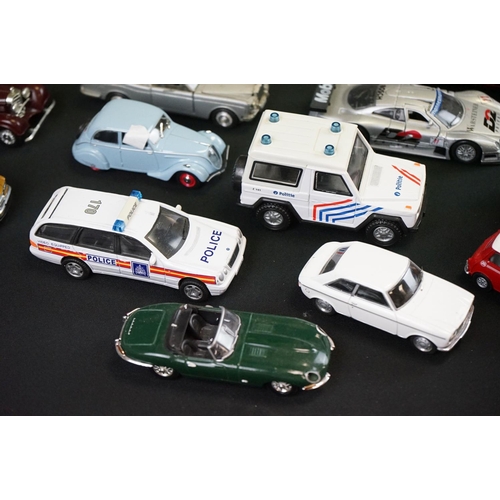 1150 - Around 30 diecast models to include Solido, No Rev, Corgi, Schuco, Vitesse and Polistil , vg overall