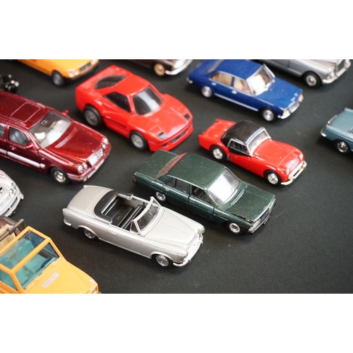 1150 - Around 30 diecast models to include Solido, No Rev, Corgi, Schuco, Vitesse and Polistil , vg overall