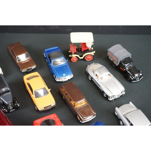 1150 - Around 30 diecast models to include Solido, No Rev, Corgi, Schuco, Vitesse and Polistil , vg overall