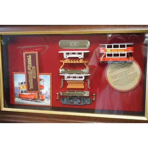 1155 - Boxed cased Matchbox Models of Yesteryear ltd edn Preston Tramcar diorama set (some parts loose) plu... 