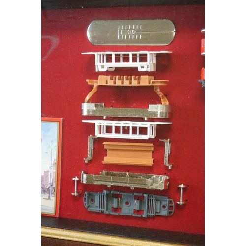 1155 - Boxed cased Matchbox Models of Yesteryear ltd edn Preston Tramcar diorama set (some parts loose) plu... 