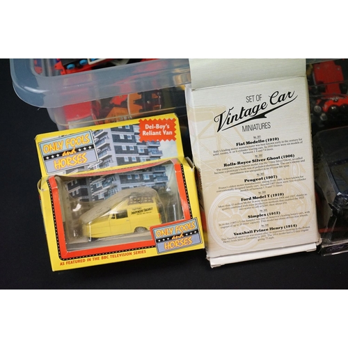 1156 - Quantity of play worn diecast models to include Mattel Hot Wheels & Matchbox, together with 11 x box... 