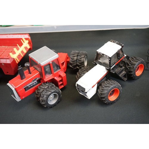 1158 - Collection of play worn Farming diecast models to include 2 x Lone Star, 15 x Britains & 9 x ERTL