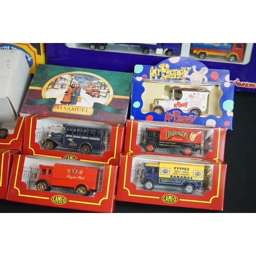 1160 - 26 Boxed Diecast models to include 11 x Lledo promotional vehicles (featuring Models of Famous Store... 