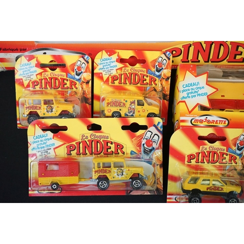 1162 - 15 Boxed / carded Majorette Pinder Circus diecast models & sets to include 03440126 x 3,  sets 03423... 