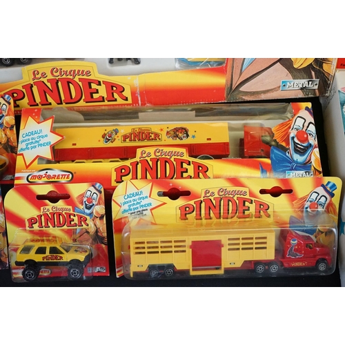 1162 - 15 Boxed / carded Majorette Pinder Circus diecast models & sets to include 03440126 x 3,  sets 03423... 