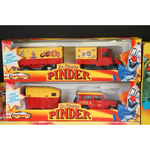 1162 - 15 Boxed / carded Majorette Pinder Circus diecast models & sets to include 03440126 x 3,  sets 03423... 