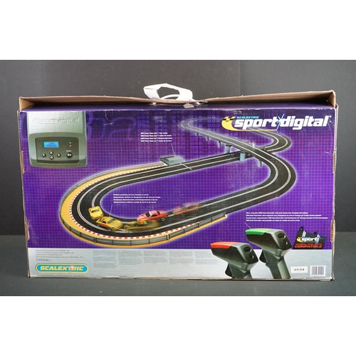 1163 - Two Boxed Scalextric sets, to include Sport Digital Lane Change Challenge Race Ready Set & Mighty Me... 