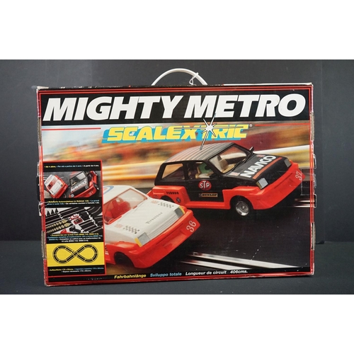 1163 - Two Boxed Scalextric sets, to include Sport Digital Lane Change Challenge Race Ready Set & Mighty Me... 