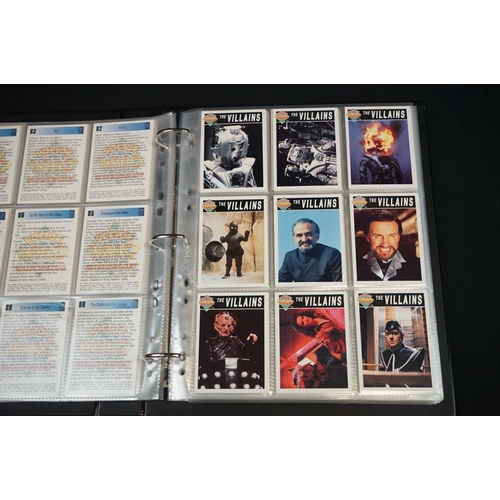 1353 - Trade cards - four complete sets of Cornerstone Communications Doctor Who trading cards, to include ... 