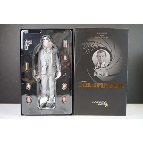 1357 - Boxed Big Chief Studios ltd edn James Bond Goldfinger Sixth Scale James Bond Collector Figure First ... 