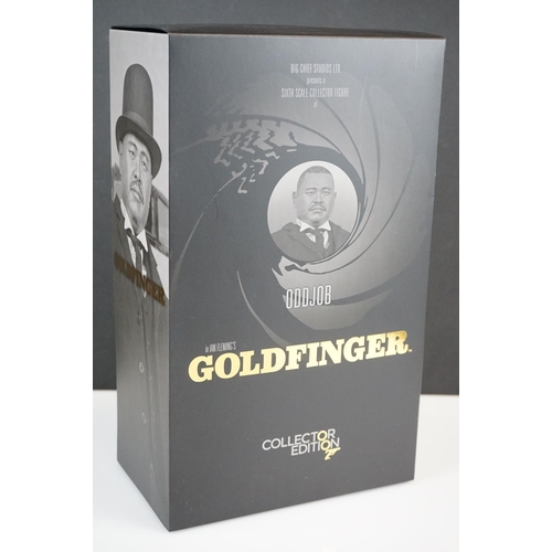 1358 - Boxed Big Chief Studios ltd edn James Bond Goldfinger Sixth Scale Oddjob Collector Figure First Edit... 