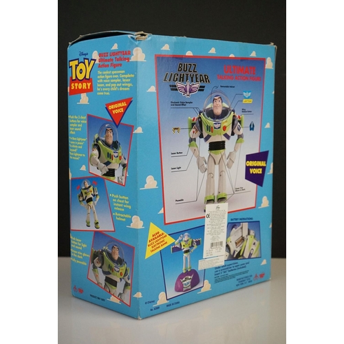 1360 - Original boxed Think Way Disney Toy Story Buzz Lightyear Ultimate Talking Action Figure appearing in... 