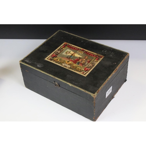 1395 - The EP Magic Lantern 'Lanterna Magica' with instructions, slides and paperwork plus 2 x additional w... 