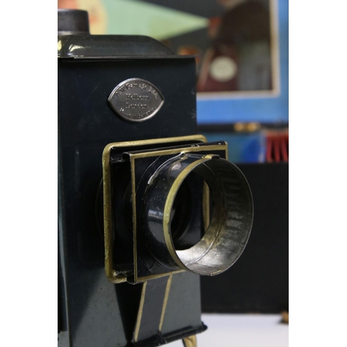 1395 - The EP Magic Lantern 'Lanterna Magica' with instructions, slides and paperwork plus 2 x additional w... 