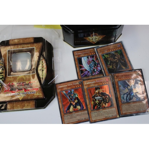 1401 - Yu Gi Oh - Over 400 cards to include 85 1st Edns, 7 ltd edns, tins, boxes and collectors folder