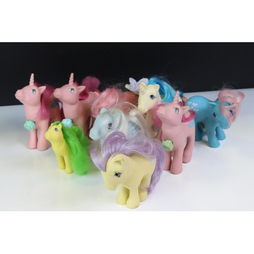 1404 - My Little Pony - Collection of Hasbro G1 My Little Pony figures to include Majesty, Bowtie, Wind Whi... 