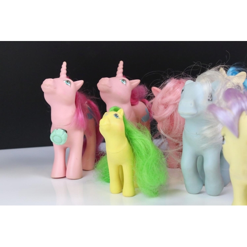 1404 - My Little Pony - Collection of Hasbro G1 My Little Pony figures to include Majesty, Bowtie, Wind Whi... 