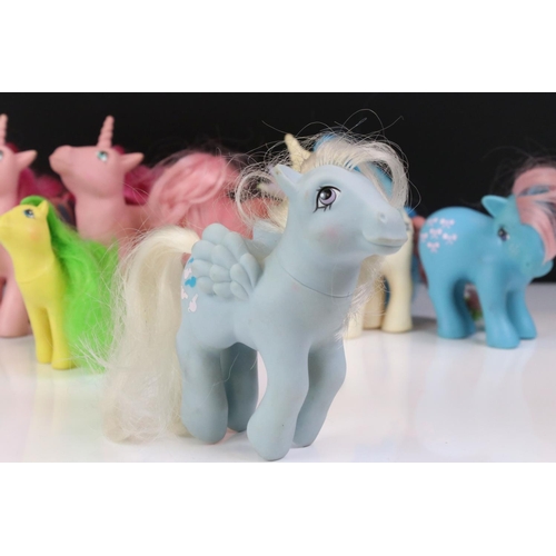 1404 - My Little Pony - Collection of Hasbro G1 My Little Pony figures to include Majesty, Bowtie, Wind Whi... 