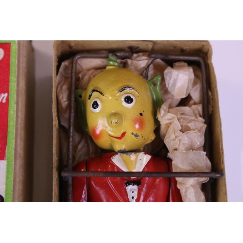 1406 - Boxed Luntoy Mr Turnip ' The Children's Favourite Television Puppet ' articulated puppet with wire c... 