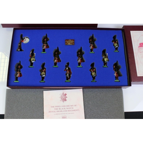 1304 - Three boxed ltd edn Britains metal figure sets to include 5290 The Royal Scots Dragoon Guards number... 