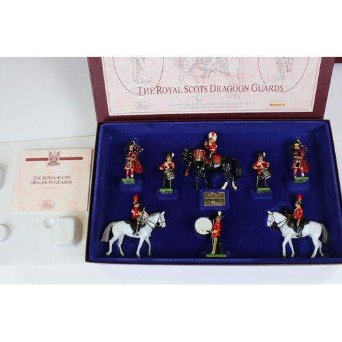 1304 - Three boxed ltd edn Britains metal figure sets to include 5290 The Royal Scots Dragoon Guards number... 