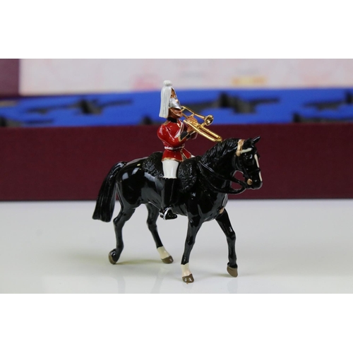 1304 - Three boxed ltd edn Britains metal figure sets to include 5290 The Royal Scots Dragoon Guards number... 