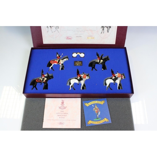 1307 - Three boxed ltd edn Britains metal figure sets to include 5294 The Royal Anglican Regiment, 5195 The... 