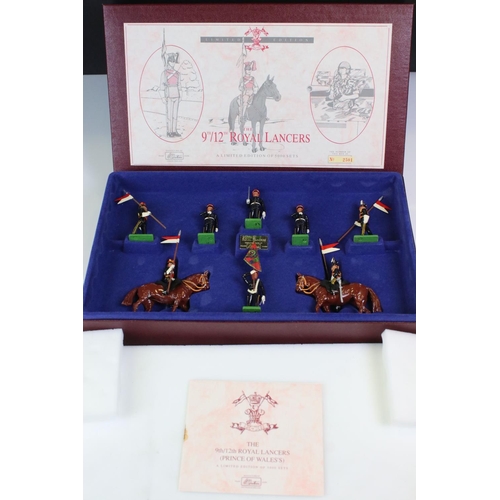 1307 - Three boxed ltd edn Britains metal figure sets to include 5294 The Royal Anglican Regiment, 5195 The... 