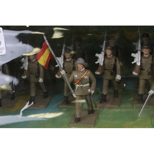 1313 - Boxed Reamsa (Spain) ref 13 Desfile Infanteria Diorama plastic figure set, complete, plus a boxed Di... 