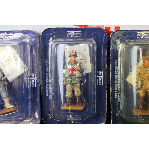 1315 - Collection of 65 Del Prado military figures to include 37 carded/boxed & 28 x uncarded plus a boxed ... 