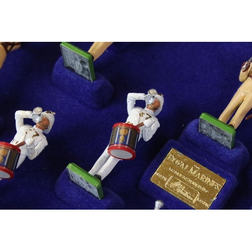 1319 - Three boxed Britains metal figure sets to include 5289 The Royal Marines, 5291 Honourable Artillery ... 