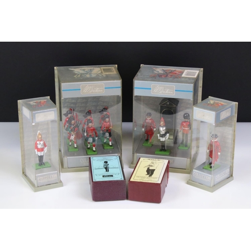 1326 - Six cased / boxed Britains metal figure sets to include The Scottish Regiments set and The London Sc... 