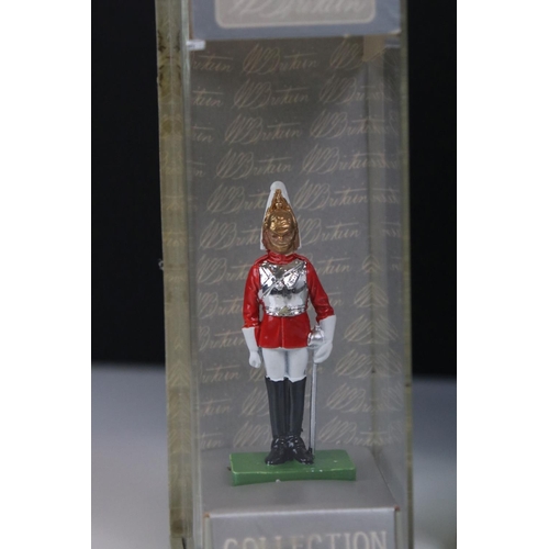 1326 - Six cased / boxed Britains metal figure sets to include The Scottish Regiments set and The London Sc... 